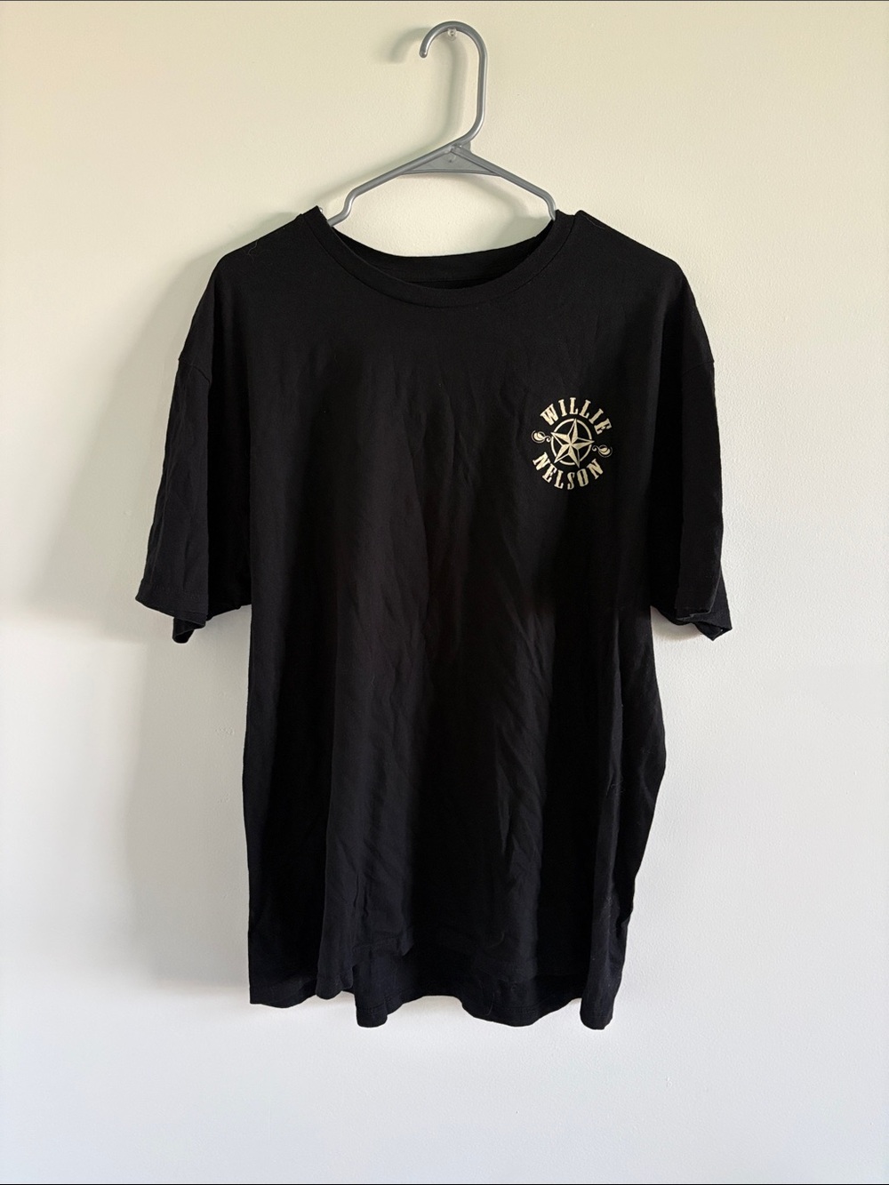 Willie Nelson Black Short Sleeve Graphic Tee